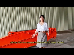 KOMATSU KOBELCO স্লাইডিং এক্সকেভেটর আর্ম বহুমুখী কমলা রঙ