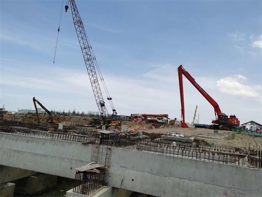 ZX200 DX200 SY205C লং রিচ এক্সক্যাভেটর বুমস  320 20-22T 13-16 মিটার