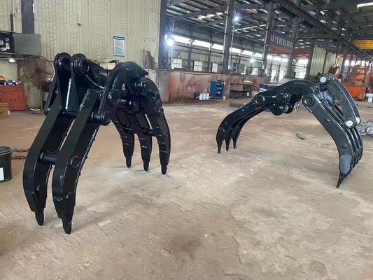 এক্সক্যাভেটরের জন্য সিই অ্যান্টিওয়্যার মেকানিক্যাল গ্র্যাব, ক্যাট জেসিবি লিবার স্ক্র্যাপ মেটাল গ্র্যাব