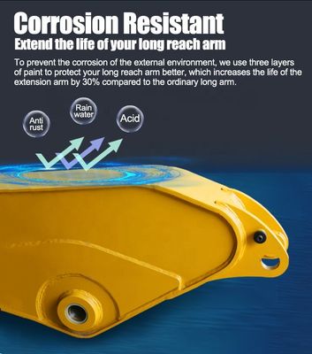 কমাতসু হিটাচি বিড়াল ইত্যাদির জন্য 22 মি রস্টপ্রুফ লং মিনি এক্সক্যাভারেটর লং আর্ম