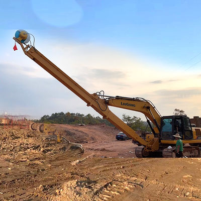 320 Komatsu PC200 এর জন্য অ্যান্টিওয়্যার 20টন এক্সক্যাভেটর টেলিস্কোপিক বুম দুটি সেগমেন্ট