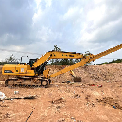 320 Komatsu PC200 এর জন্য অ্যান্টিওয়্যার 20টন এক্সক্যাভেটর টেলিস্কোপিক বুম দুটি সেগমেন্ট