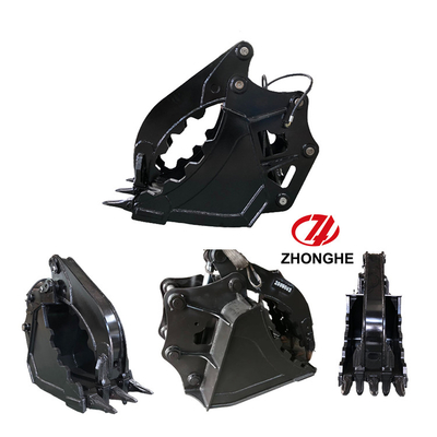 PC200 CAT320 ZX200 এর জন্য যান্ত্রিক খননকারী হাইড্রোলিক থাম্ব, গ্র্যাপ্টর বালতি
