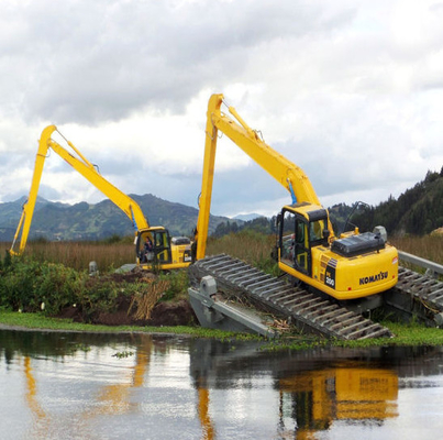 ক্যাটারপিলার Cat320D উভচর খননকারী লং রিচ বুম 14M