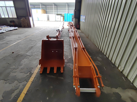 কাস্টমাইজড ভারী সরঞ্জামের অংশ 26M 28M 30M এক্সক্যাভেটর উচ্চ প্রসারিত আর্ম ভাঙ্গন নির্মাণ আর্ম