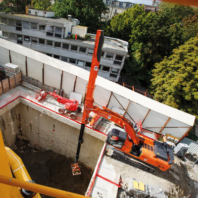 CAT320 লং বুম এক্সক্যাভেটর টেলিস্কোপিক আর্ম, বালতি সহ এক্সক্যাভেটর টেলিস্কোপিক বুম