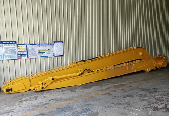 Q355B Excavator Long Reach Booms Arm Long Boom হলুদ লাল সবুজ ৭ মিটার দৈর্ঘ্য