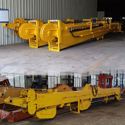 Clamshell টেলিস্কোপিক আর্ম লং রিচ বুম 20m 25m 30m  জন্য Hitachi Komatsu