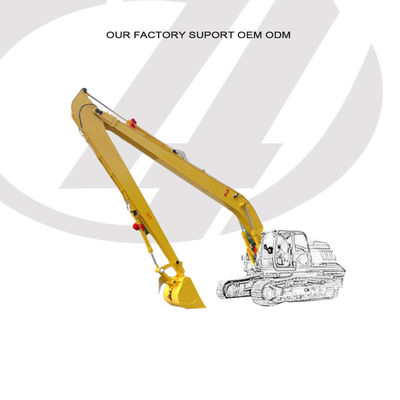 দুই স্তর গ্রুভ ঢালাই 18M Long Reach Arm জন্য Excavator 320D PC200 ZX200