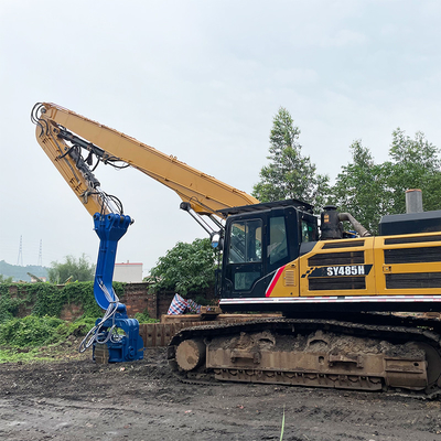 Excavator Pile Driver Attachment For Cat Hitachi Komatsu excavator pile arm pile boom বিড়ালের জন্য এক্সক্যাভেটর পিল ড্রাইভার