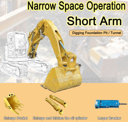 বিড়াল হিটাচি কোমাটসু খননকারী টানেল বুম খননকারী আর্ম সংক্ষিপ্ত খননকারী বুম সংক্ষিপ্ত বুম আর্ম খননকারী বুম এবং আর্ম খননকারী বুম আর্ম সংক্ষিপ্ত প্রসারিত বুম