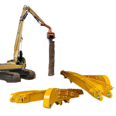 Excavator Pile Driver Attachment For  Hitachi Komatsu excavator pile arm pile boom বিড়ালের জন্য এক্সক্যাভেটর পিল ড্রাইভার