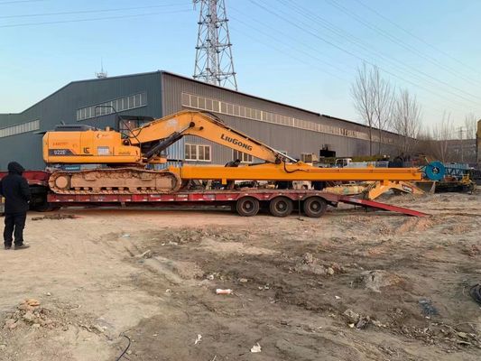 মাল্টিফাংশনাল SK350 এক্সক্যাভেটর টেলিস্কোপিক আর্ম দ্বিতীয় পর্যায় BS700/Q690D বেসমেন্ট পাইপলাইন লস সিল এক্সক্যাভেশন প্রকল্প 35T