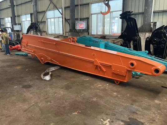 এক্সক্যাভেটর স্লাইডিং আর্ম SK350 সবুজ / হলুদ 35T টানেল নিকাশী পাইপলাইন পৌর প্রকৌশল ডাবল লিমিট ডিজাইন