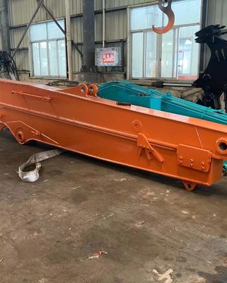 এক্সক্যাভেটর স্লাইডিং আর্ম SK350 সবুজ / হলুদ 35T টানেল নিকাশী পাইপলাইন পৌর প্রকৌশল ডাবল লিমিট ডিজাইন