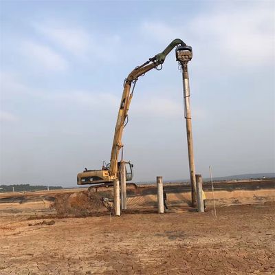 পিল ড্রাইভিং এবং পিল টানা Excavator পিল ড্রাইভিং আর্ম CAT340 পিল ড্রাইভার সঙ্গে কাস্টমাইজড