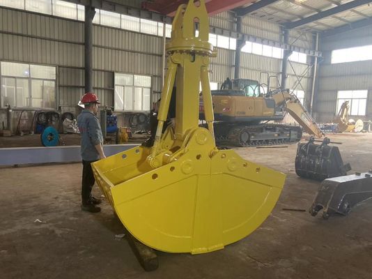 কাস্টমাইজযোগ্য লোডিং Excavator Clamshell বালতি বড় ধারণক্ষমতা উপকরণ মডেল অনুযায়ী