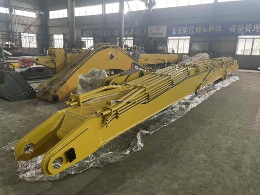 CAT349 22m Q355B Excavator Pile ড্রাইভিং আর্ম আকার আর্ম খোলার কোণ প্রায় 160 °