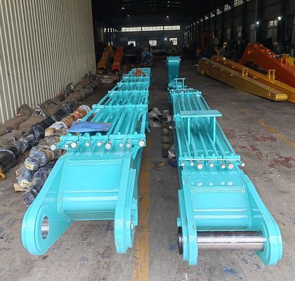 কাস্টমাইজড উচ্চ পৌঁছানোর আর্ম ধ্বংস বুম 18M 20M 24M 26M 28M 30M এক্সকাভেটর উচ্চ নির্মাণ যন্ত্রাংশ 325 PC200 ZX200 এর জন্য