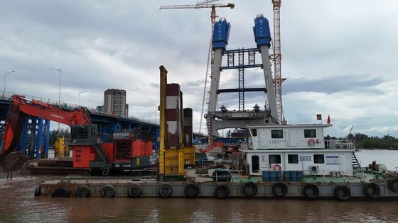 CAT KOBELCO হিটাচি জন্য বালতি এবং সিলিন্ডার সঙ্গে দীর্ঘ বাহু খননকারী বাহু
