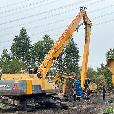 ধ্বংসের জন্য খননকারীর বাহু ঐচ্ছিক নির্মাণ যন্ত্রপাতি যন্ত্রাংশ ১৮এম ২০এম ২৪এম ২৬এম ২৮এম ৩০এম ব্যাকহো সংযুক্তি ধ্বংসের বাহু