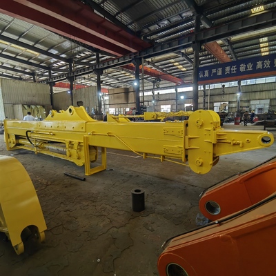 Three Stage Telescopic Arm Excavator Long Reach Boom and Arm Extension Long Reach Boom Arm for SH370 Excavator