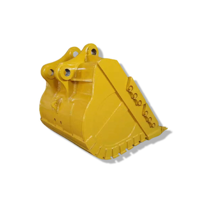 CAT320 0.7m3 এক্সকাভেটর রক বালতি হলুদ রঙের Q355B উপাদান