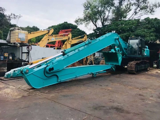 Kobelco 20T SK200 এক্সক্যাভেটর বুম আর্ম ওয়্যার প্রতিরোধী ইস্পাত উপাদান, 18 মিটার লম্বা পৌঁছানো