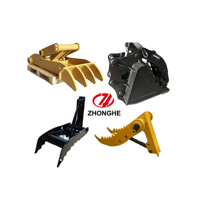 হলুদ কালো দাঁত প্রতিস্থাপনযোগ্য CAT312, PC60-এর জন্য অ্যান্টিওয়্যার এক্সকাভেটর থাম্ব বাকেট