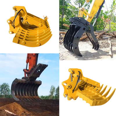 খননকারীর জন্য টেকসই বনায়ন রেক, হিটাচি Zx200 Zx300 এর জন্য Q355B খননকারী রেক বালতি