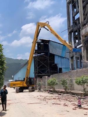 SANY485 26m লং রিচ এক্সকাভেটর ধ্বংস করার বুম আর্ম Q355B+BS700 উপাদান