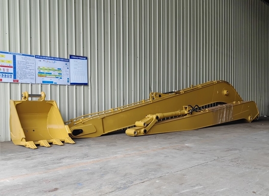 সিই সার্টিফিকেশন 15M Cat320 এর জন্য স্ট্যান্ডার্ড বালতি সহ Excavator Long Boom Arm