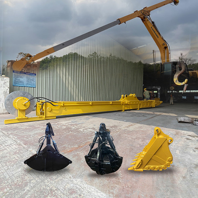 CAT320 ZX200 DX200 SY205C এর জন্য Excavator Rock Bucket Cat320d, CAT320 এর জন্য Excavator telescopic arm 14M