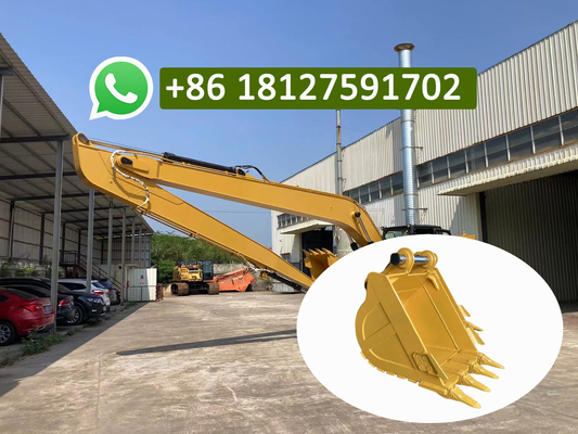 Cat330 Excavator Rock Bucket Q355B MN400 Hardox500 Excavator টেলিস্কোপিক বাহুর জন্য ঐচ্ছিক CAT320