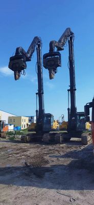 ইস্পাত খননকারক পিল ড্রাইভিং মেশিন 7.5 টন ওজন 3 টন লোড ক্ষমতা_IDLE