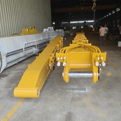 আর্ম পিল ড্রাইভিং বুম কোর কম্পোনেন্টস লেয়ারিং সহ এক্সক্যাভেটর মাউন্টড পিল ড্রাইভার মেশিন