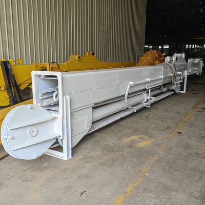 Excavator তিন স্তরের টেলিস্কোপিক আর্ম কাস্টমাইজযোগ্য এক্সটেনশন আর্ম দীর্ঘ পরিসীমা বুম বিশেষ নির্মাণ যন্ত্রপাতি অংশ Liebherr Excavator জন্য নতুন শর্ত