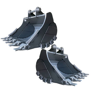 Volvo-র জন্য উন্নত বড় এক্সকাভেটর রক বাকেট, ভারী জিনিসপত্র বহন এবং পাথুরে অবস্থার জন্য