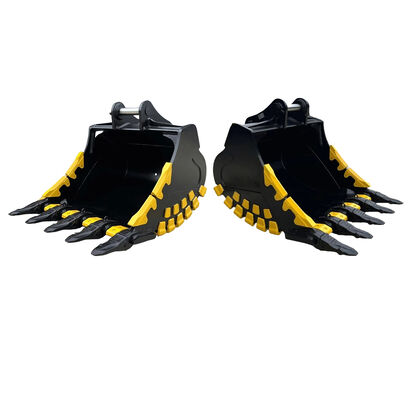 উচ্চ ক্ষমতা এবং ভারী-ডুয়িং শক্তি Excavator Rock Bucket ভারী-ডুয়িং রক Bucket Rock Bucket for Earthmoving Machinery